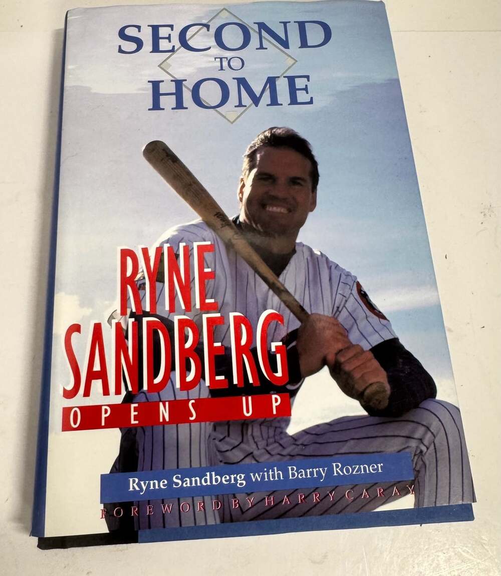 Bonus Books Second to Home Ryne Sandberg Opens Up Hardcover Book